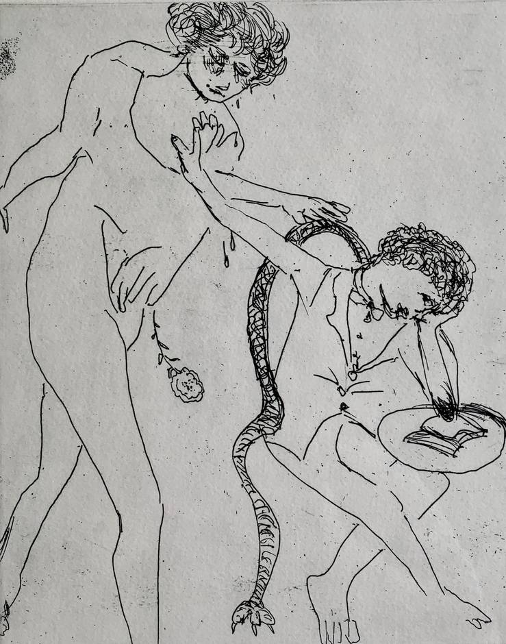 Poet Rejecting his Muse