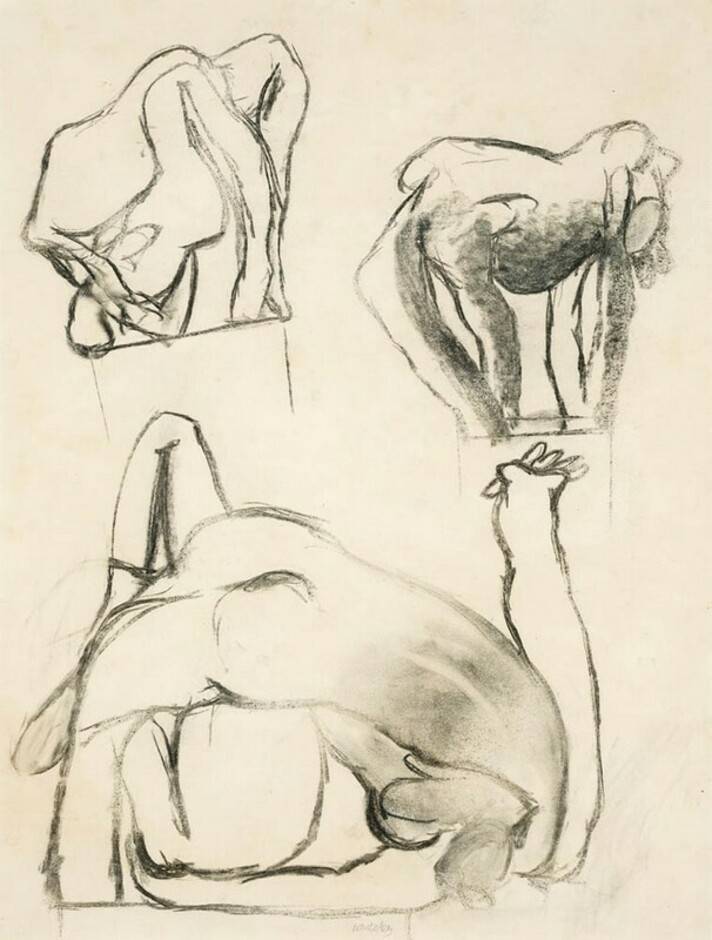 Nude Studies  (Study for Sculpture)