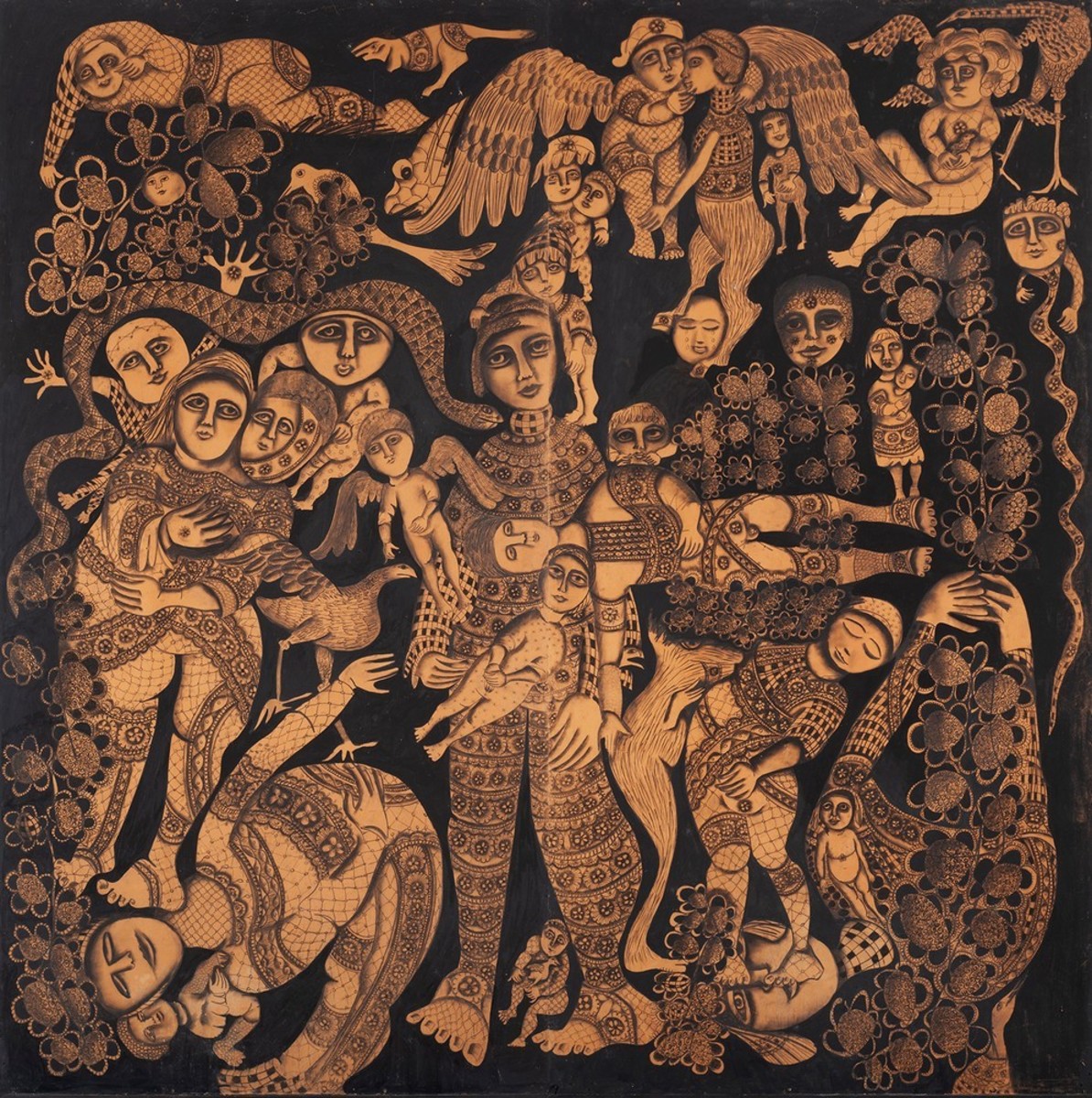 An angel is passing by