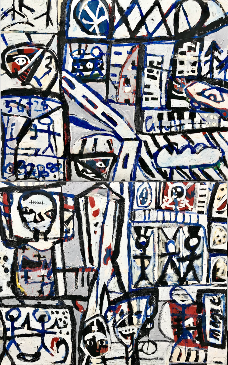 On the Street (Diptych)