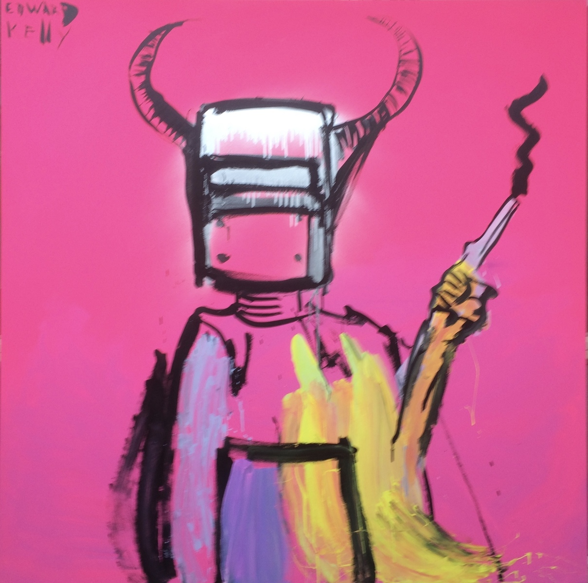 Ned with Smoking Gun