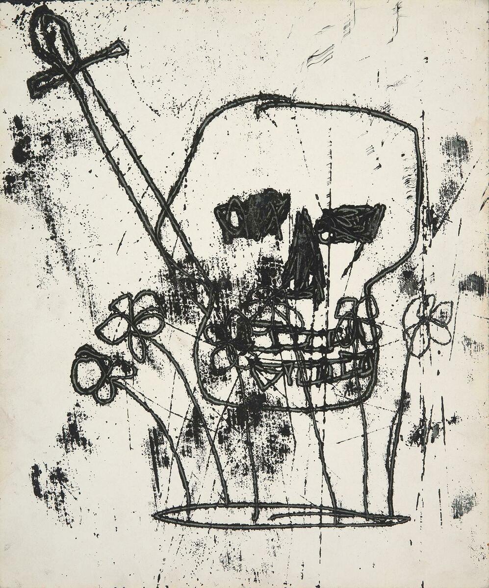 Skull,Sword and Flowers ( Robert Lowell )