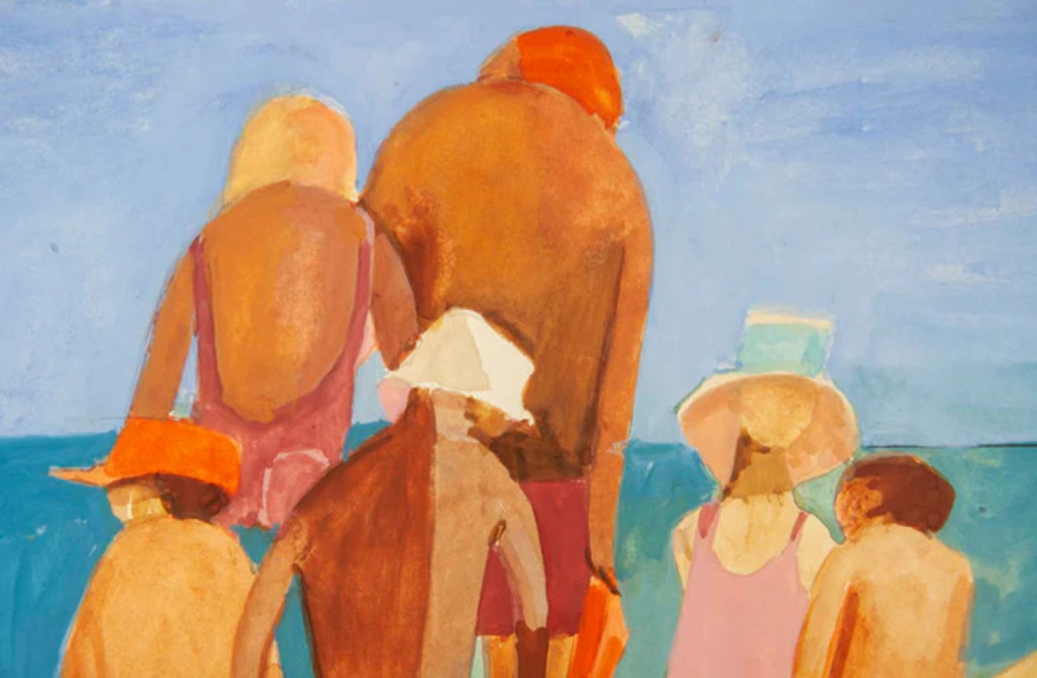 Untitled (Basking By The Sea)