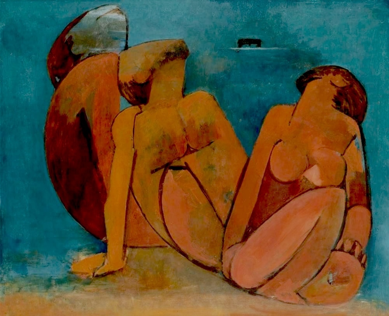 Three Heated Figures