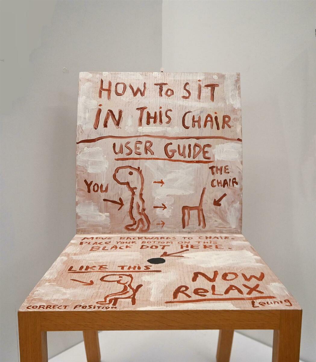 Michael Leunig ( Painted Chair )