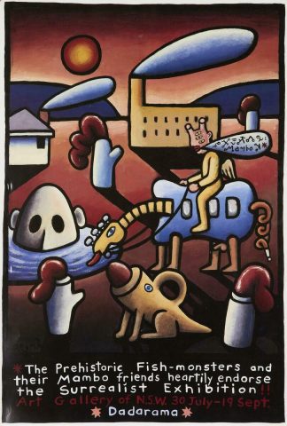 Dadarama (The Prehistoric Fish Monsters And Their Mambo Friends Heartily Endorse The Surrealist Exhibition)