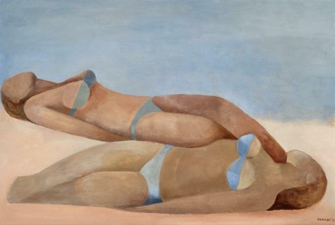 Two Figures on the Beach