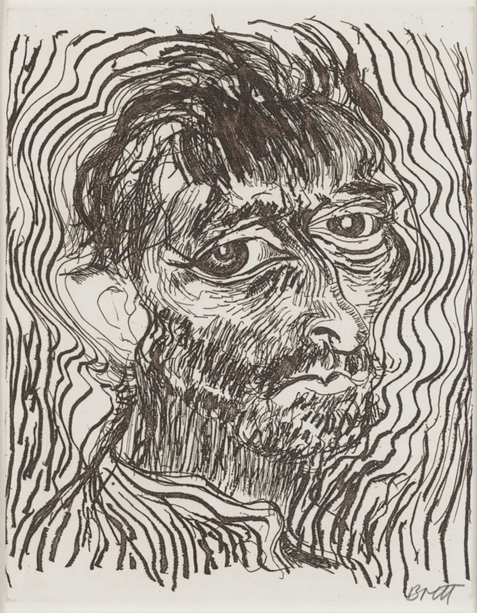 Self Portrait, One of a Dozen Glimpses 1983:. Another of Looking at Vincent Van Gogh 1888-1889